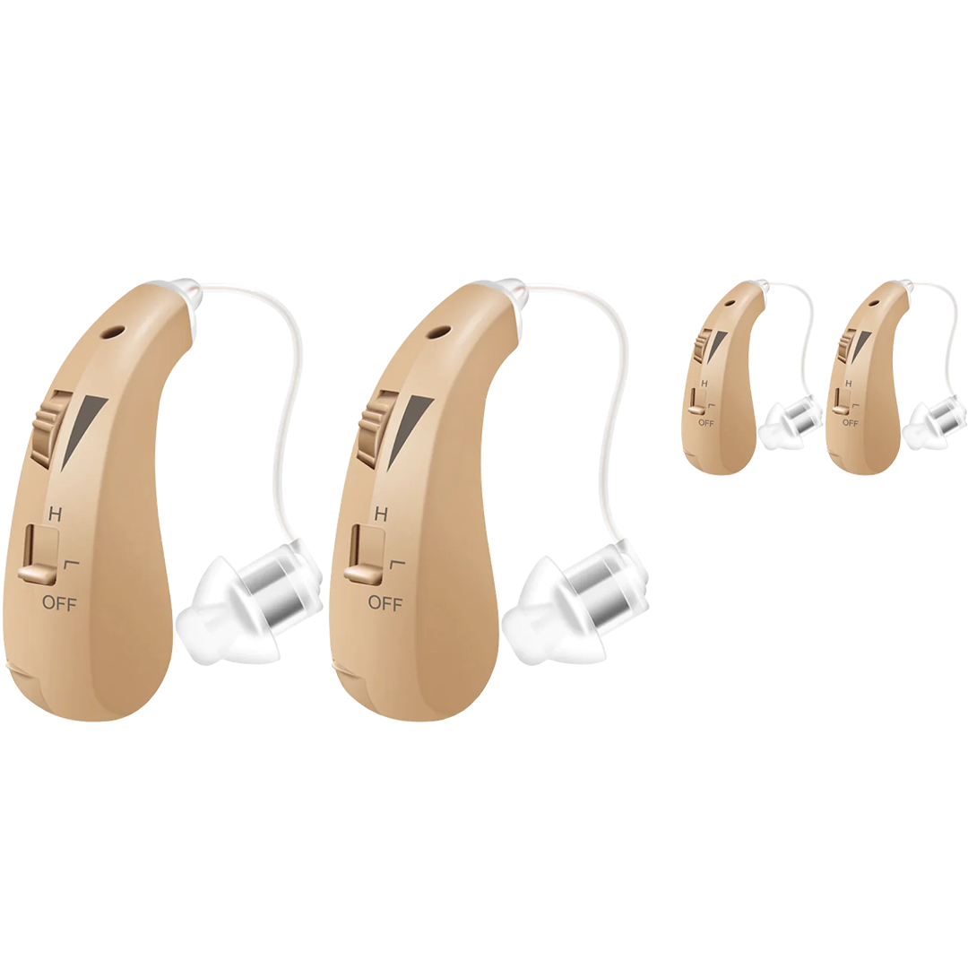BTE Rechargeable Hearing Aids (2 Pairs)