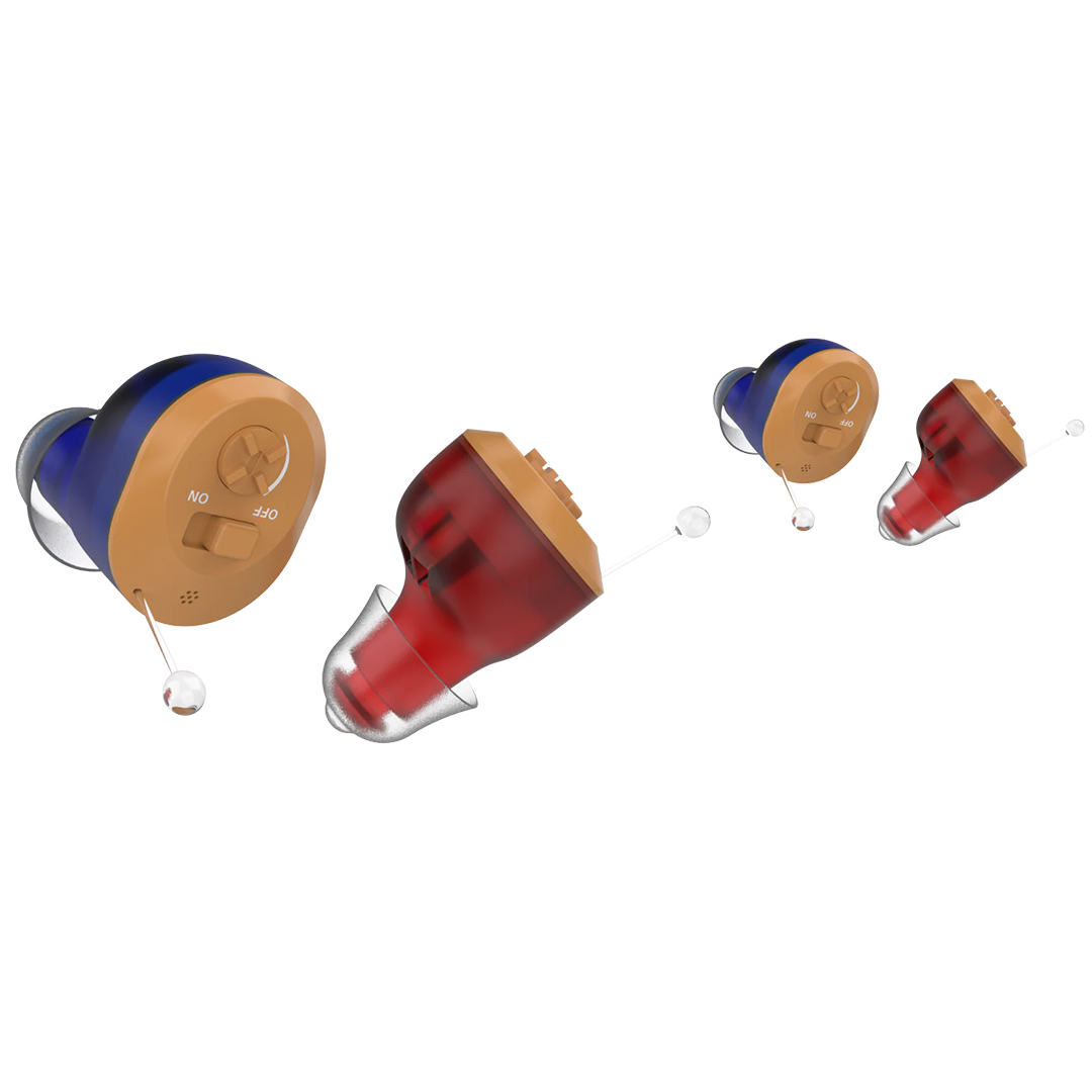CIC Rechargeable Hearing Aids (2 Pairs)