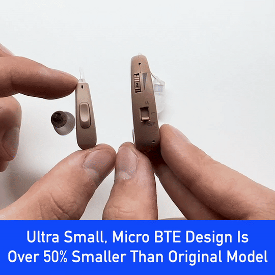 Upgrade To Our New Micro BTE Digital Rechargeable Hearing Aids