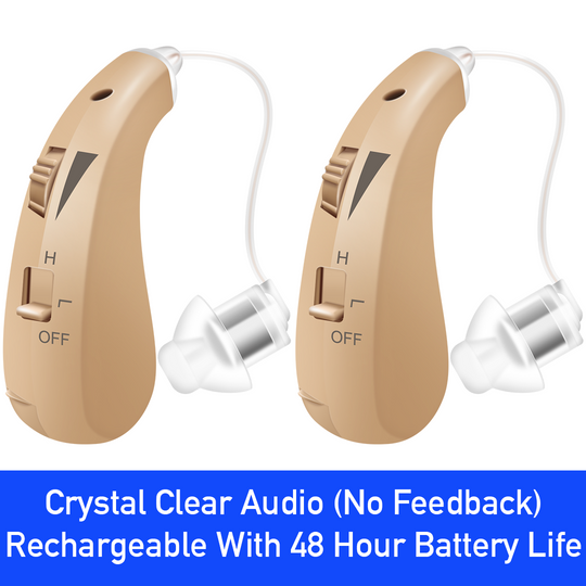 BTE Rechargeable Hearing Aids (Pair Of 2 Offer)